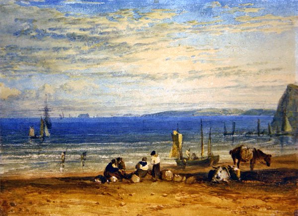 Babbacombe Bay (akvarel på papir) af Joseph Mallord William Turner