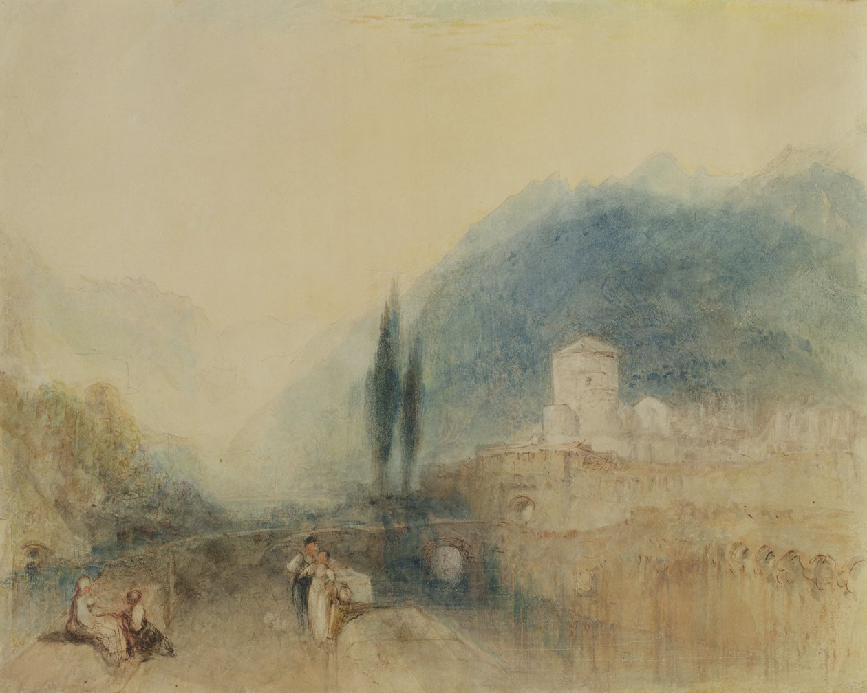 Bellinzona af Joseph Mallord William Turner