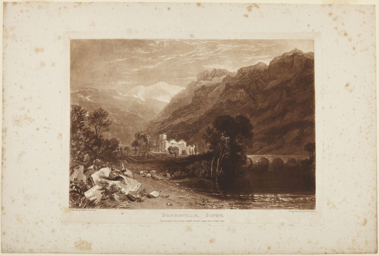 Bonneville, Savoyen af Joseph Mallord William Turner