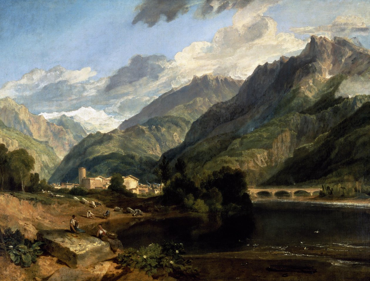 Bonneville, Savoyen af Joseph Mallord William Turner