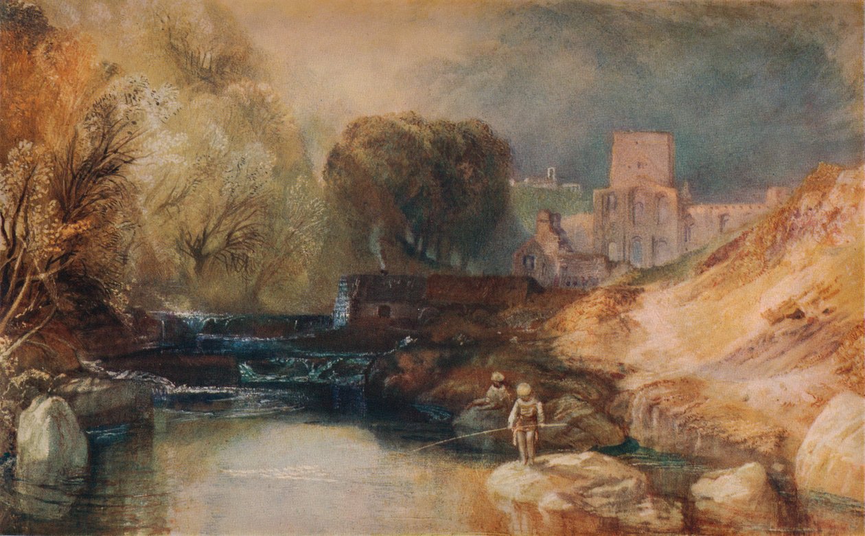 Brinkburn Priory, Northumberland, c1830, 1938 af Joseph Mallord William Turner
