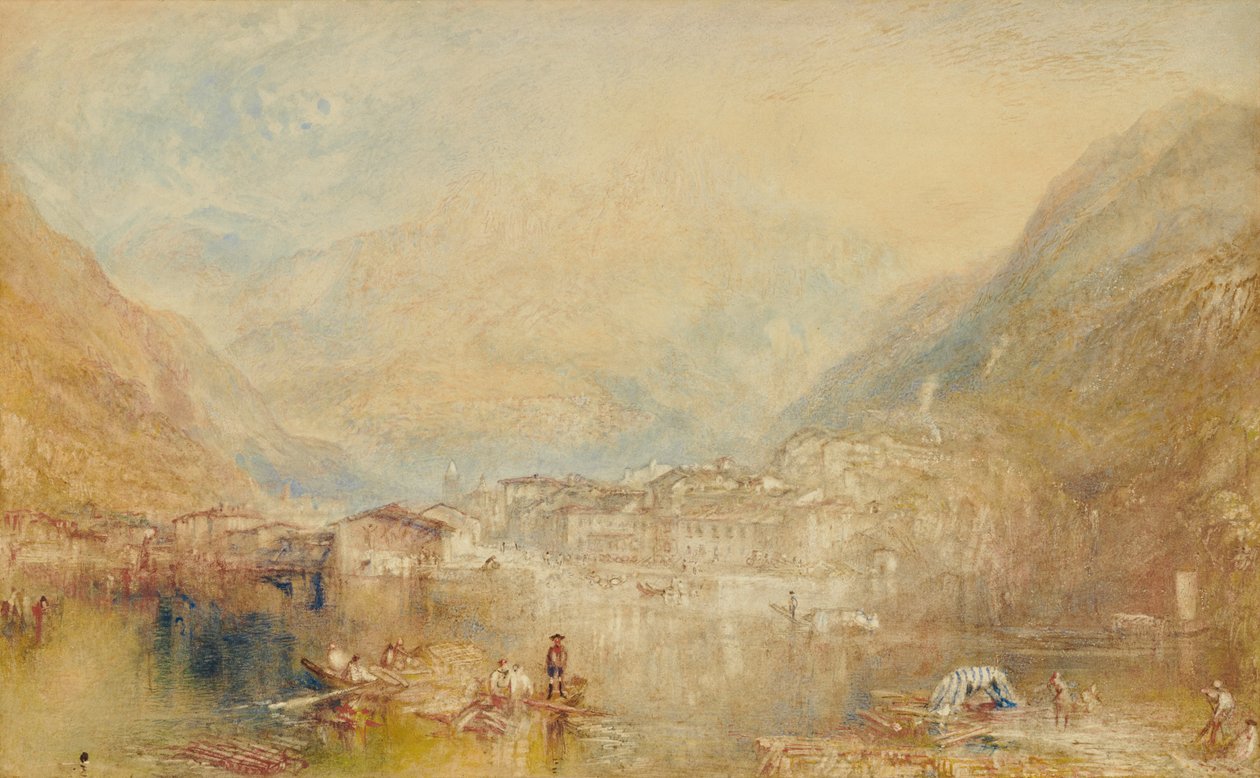 Brunnen ved Vierwaldstättersøen af Joseph Mallord William Turner
