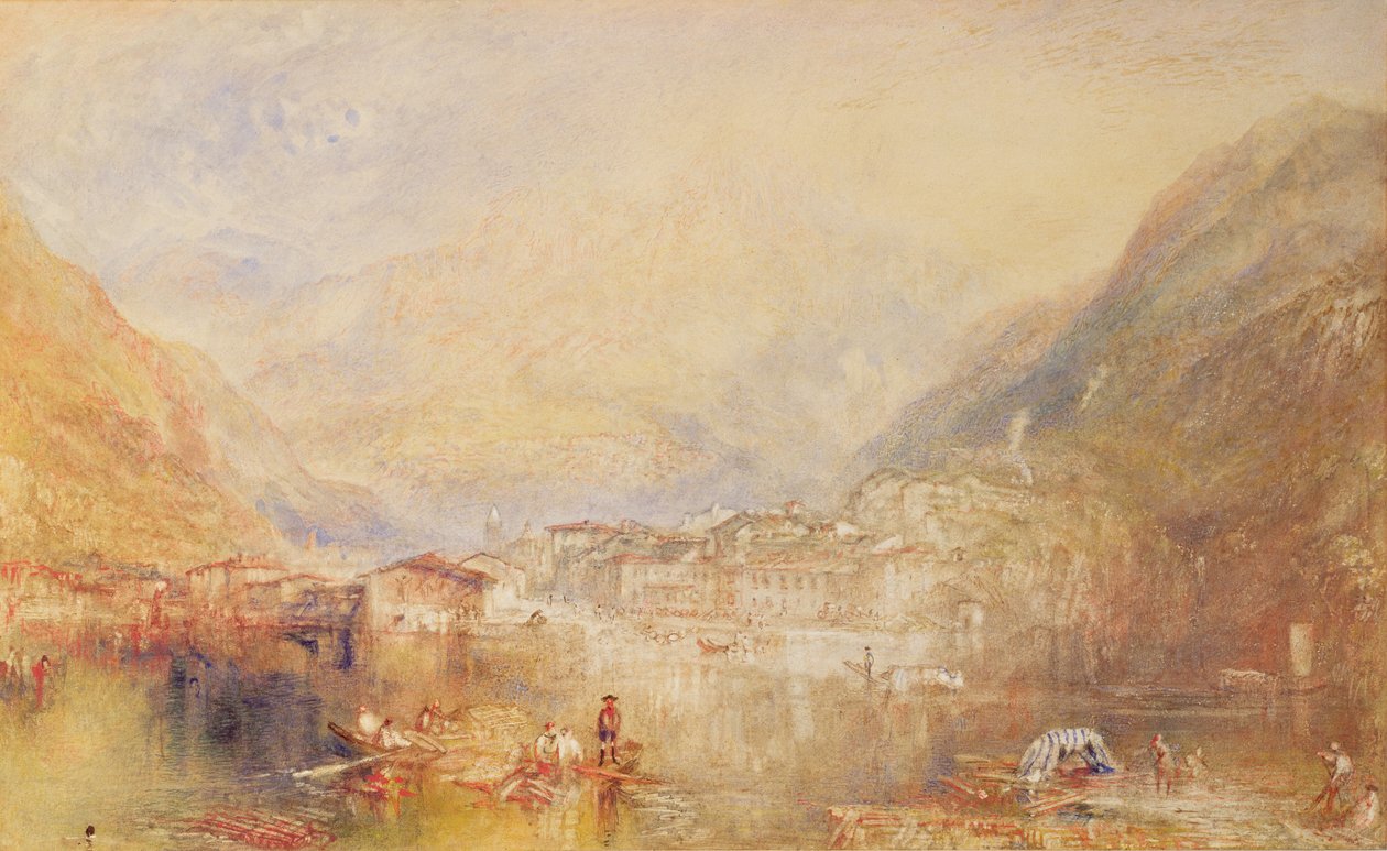 Brunnen fra Luzernsøen, 1845 af Joseph Mallord William Turner