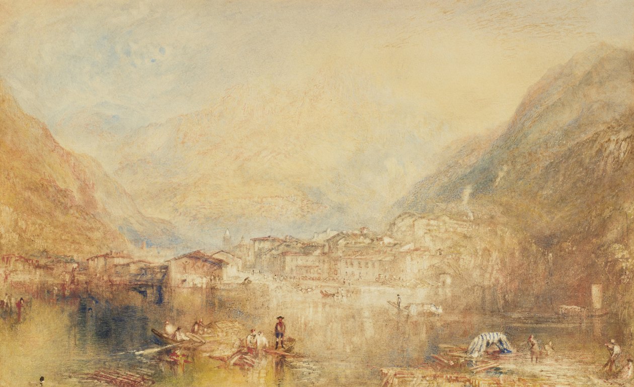 Brunnen fra Luzernsøen, 1845 af Joseph Mallord William Turner