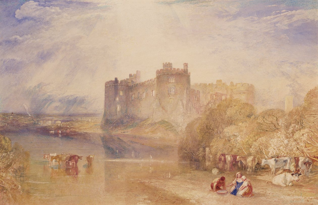 Carew Castle, Pembroke, ca. 1832 (akvarel på papir) af Joseph Mallord William Turner