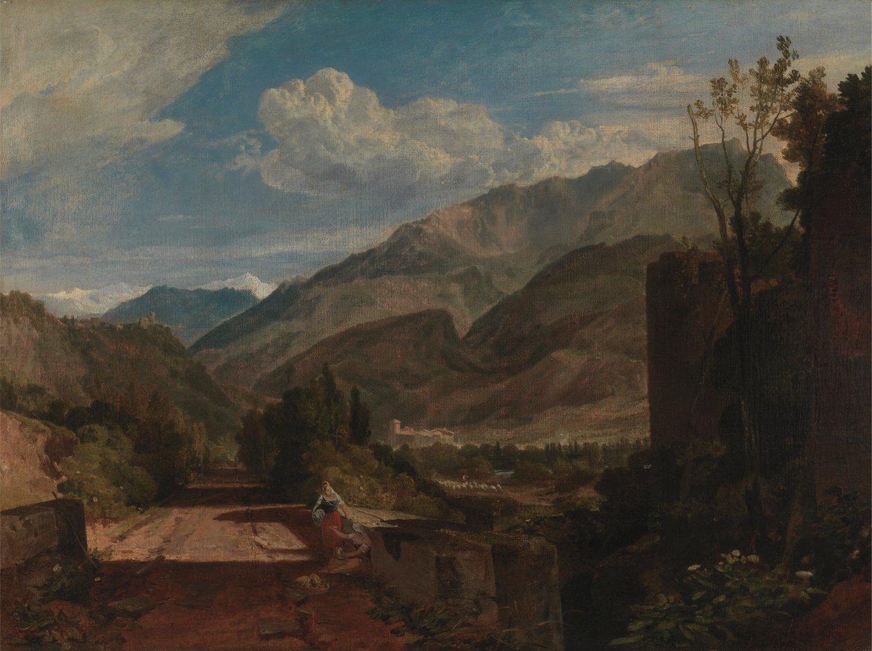 St. Michaels slotte, Bonneville, Savoyen af Joseph Mallord William Turner