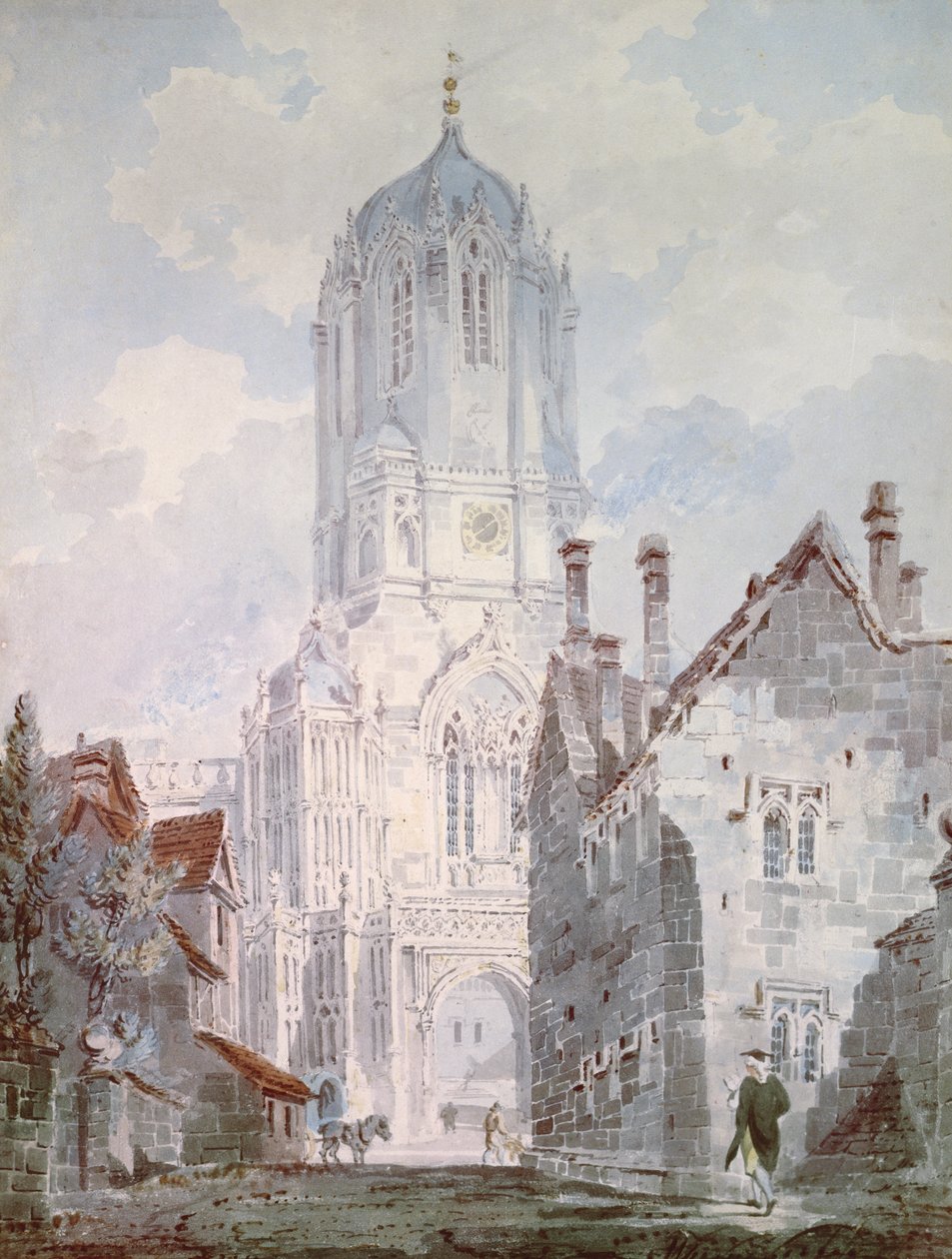 Christ Church, Oxford, 1795 af Joseph Mallord William Turner