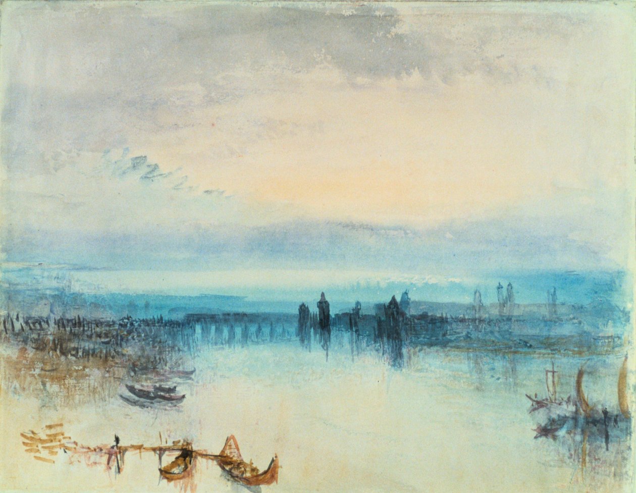 Konstanz, 1842 af Joseph Mallord William Turner