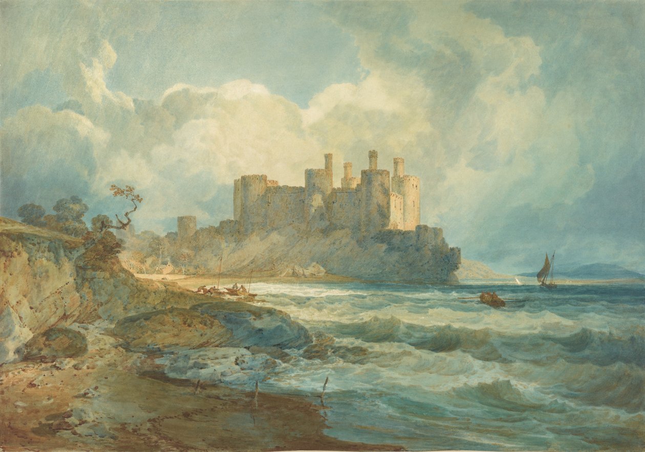 Conway Castle, det nordlige Wales af Joseph Mallord William Turner