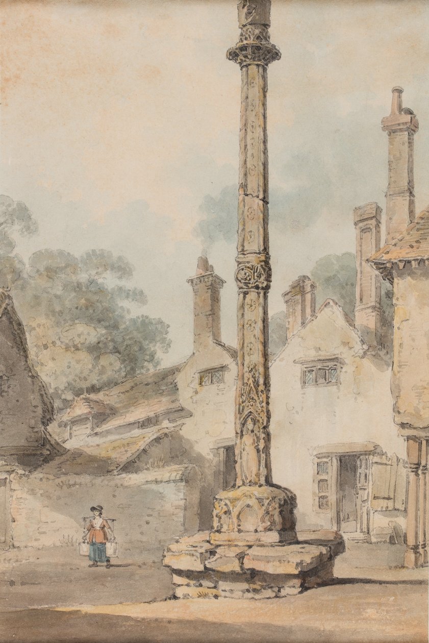 Country Cross, ca. 1850 (akvarel på papir) af Joseph Mallord William Turner