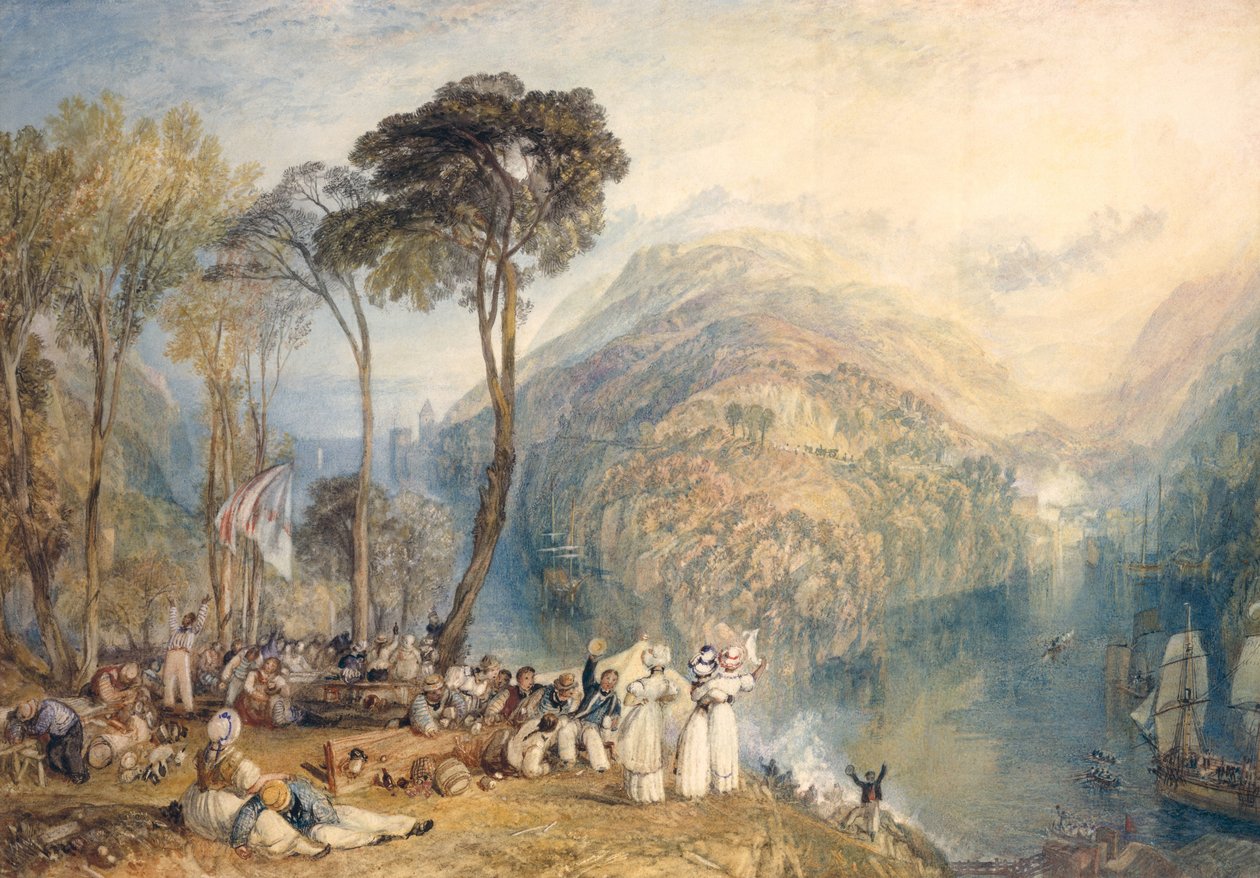 Dartmouth Cove (wc på papir) af Joseph Mallord William Turner