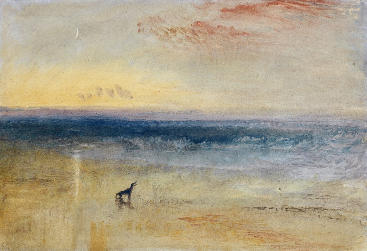Dawn after the Wreck, ca. 1841 (grafit, akvarel, kropsfarve & kridt på papir) af Joseph Mallord William Turner