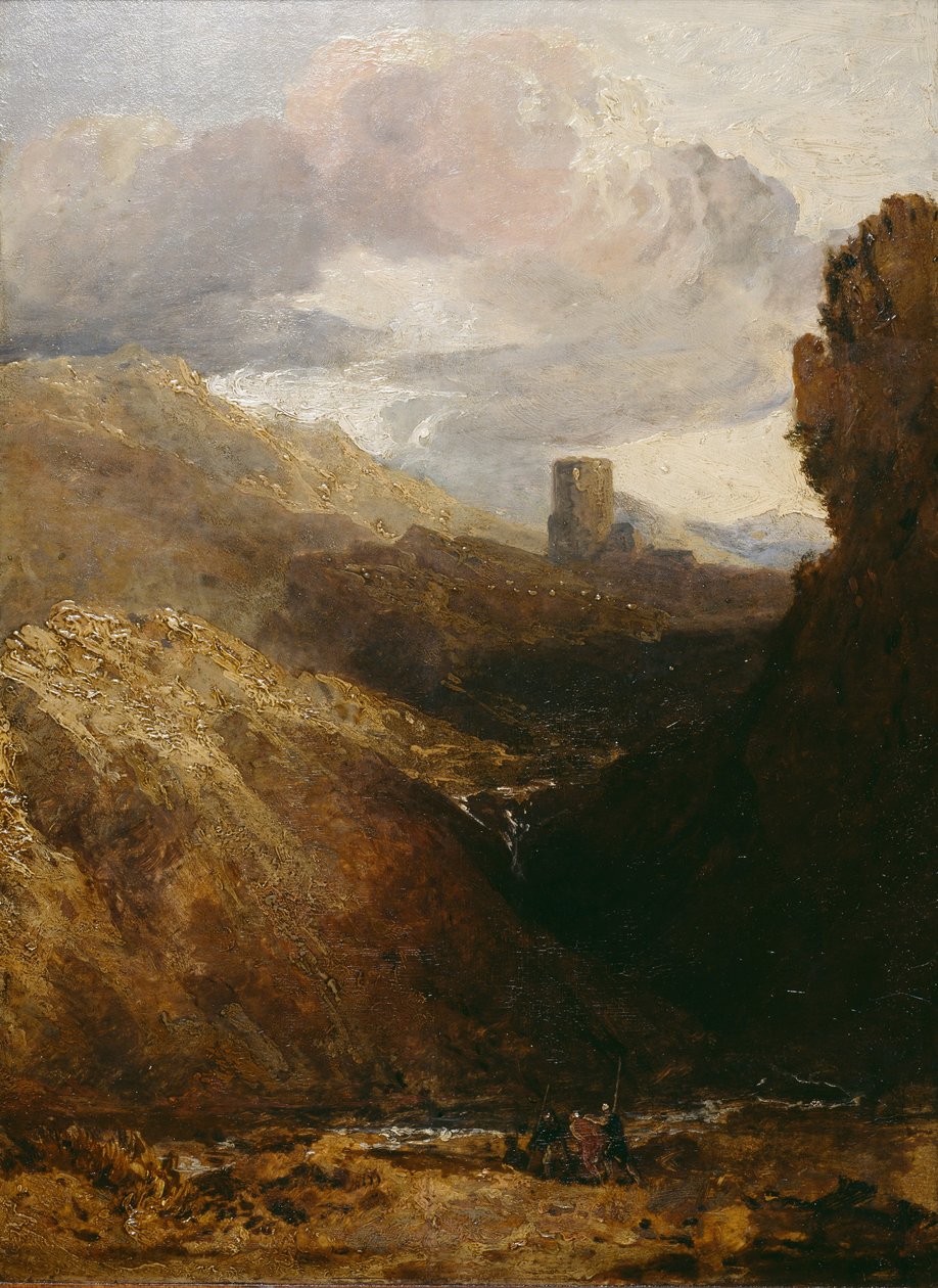 Dolbadarn Slot af Joseph Mallord William Turner