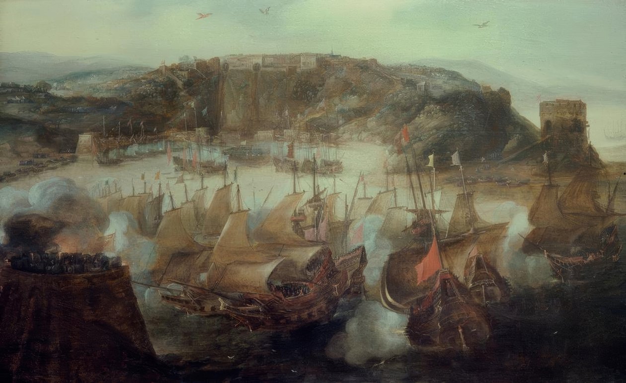 Erobring af Salvador 1624 / A. v. Eertvelt af Joseph Mallord William Turner