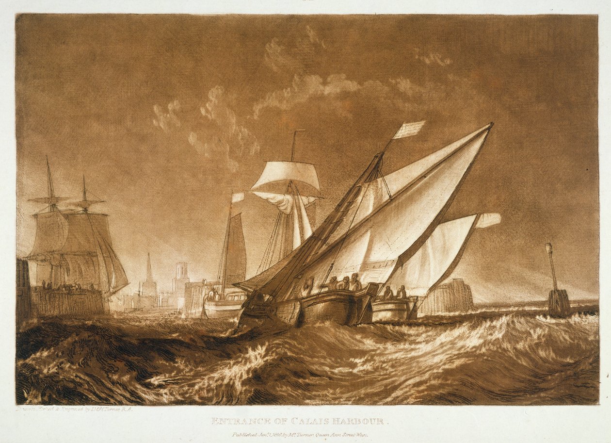 F.55.I Indgang til Calais Havn, fra 
