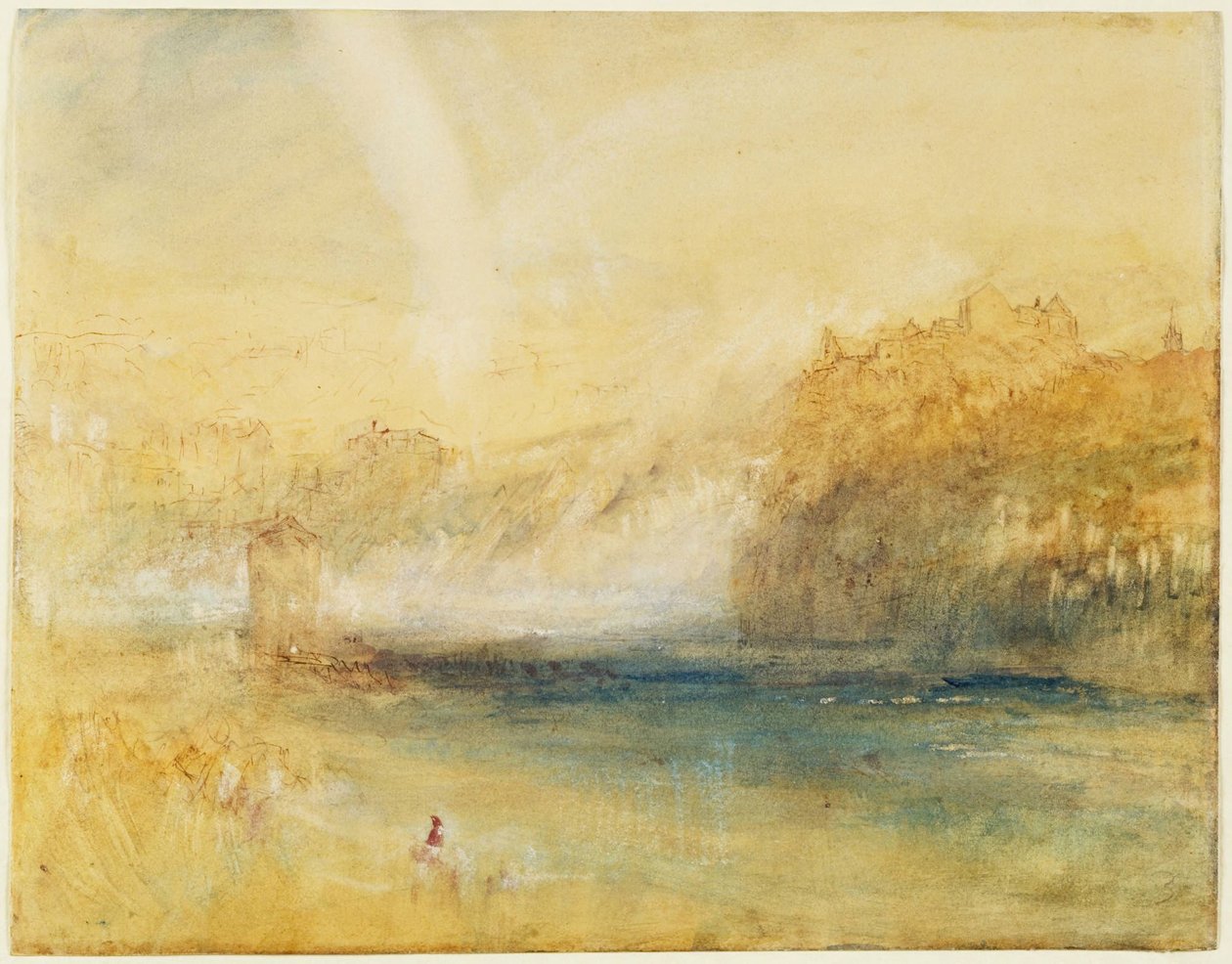 Vandfald ved Schaffhausen af Joseph Mallord William Turner