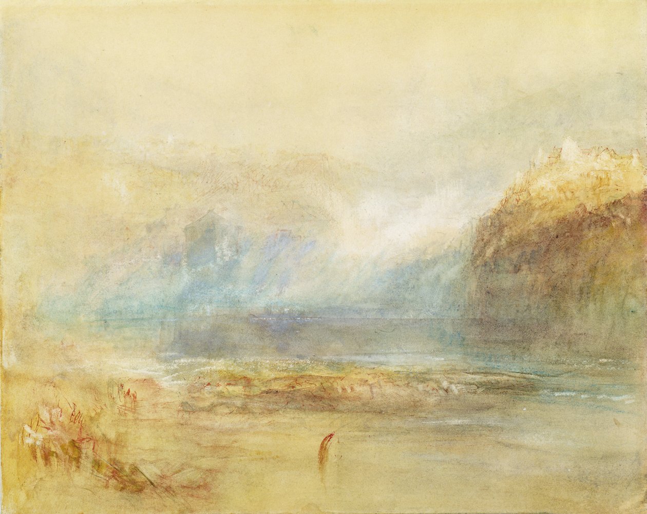 Rhinens fald ved Schaffhausen af Joseph Mallord William Turner