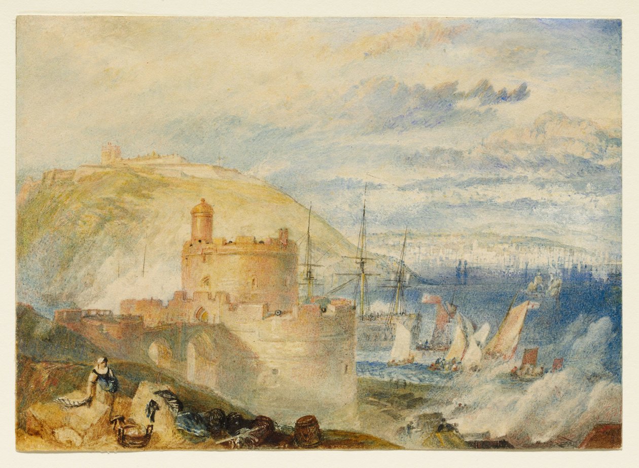 Falmouth Havn af Joseph Mallord William Turner