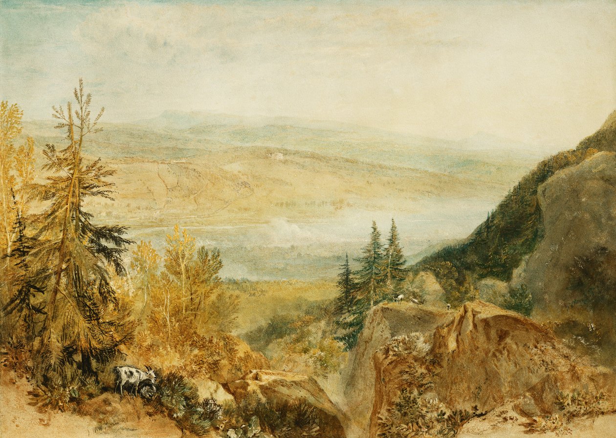 Farnley Hall ovenfra Otley, af Joseph Mallord William Turner