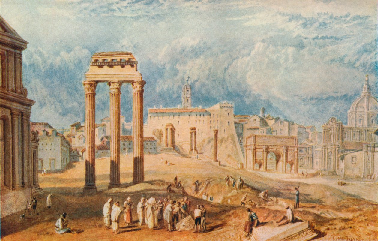 Forum Romanum, 1818 af Joseph Mallord William Turner