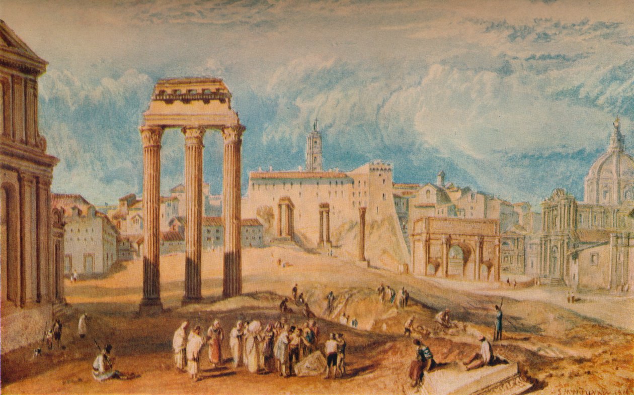 Romernes Forum, 1818, 1938 af Joseph Mallord William Turner