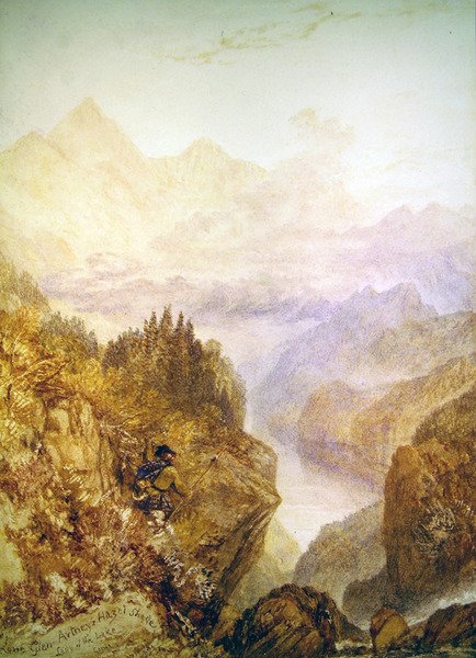 Glen Artney, ca. 1820 (akvarel på papir) af Joseph Mallord William Turner