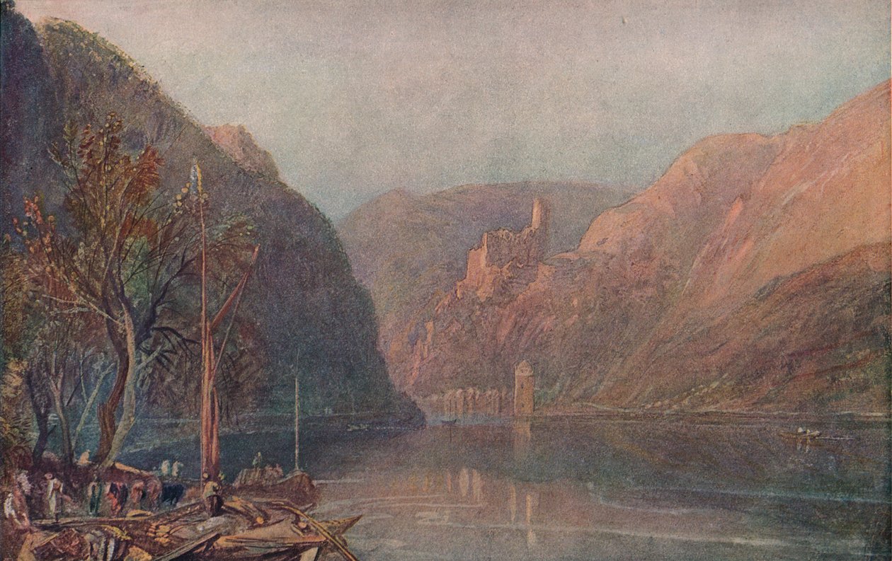Goarhausen og Katz Slot, 1909 af Joseph Mallord William Turner