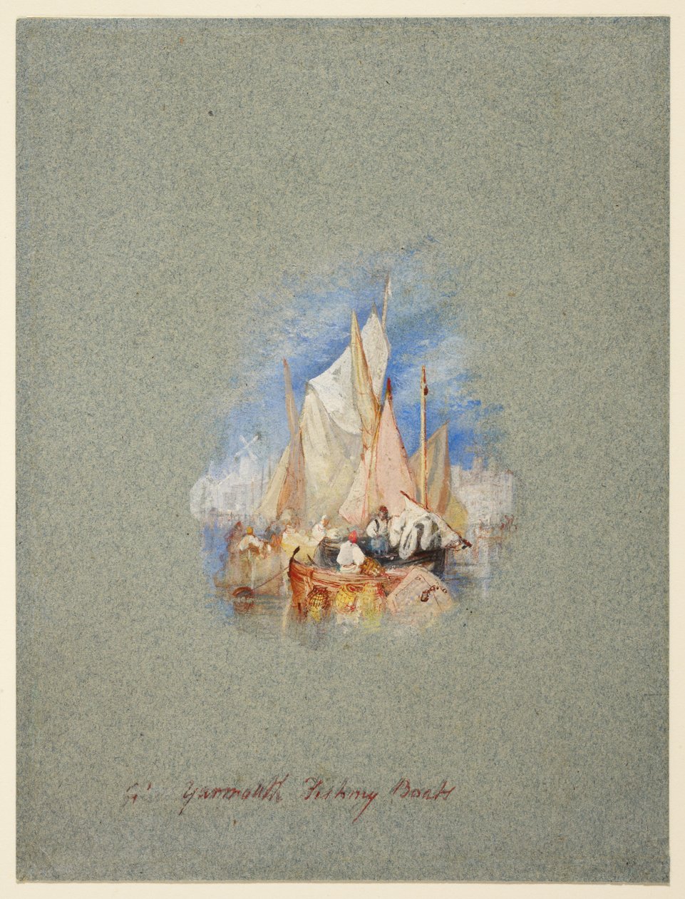 Fiskerbåde fra Great Yarmouth af Joseph Mallord William Turner