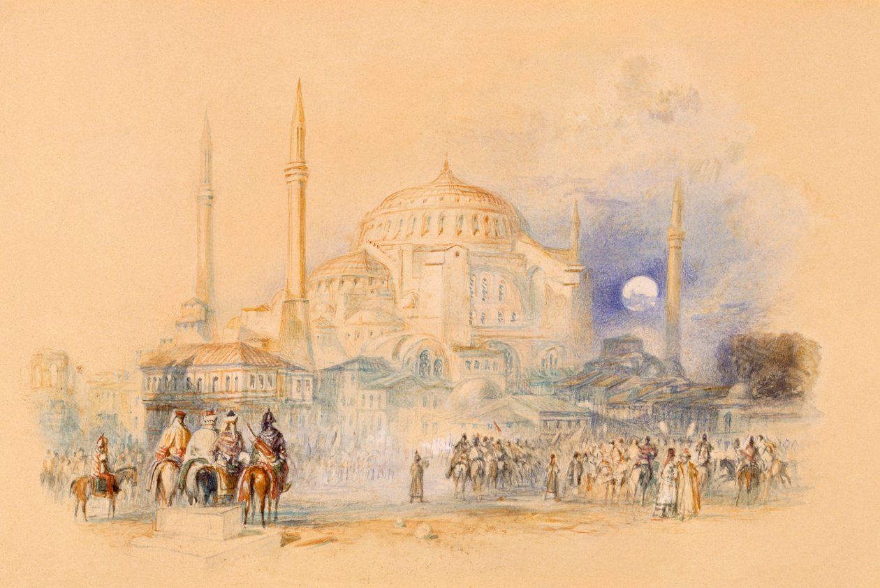 Hagia Sophia af Joseph Mallord William Turner