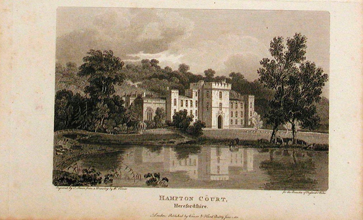 Hampton Court, Herefordshire af Joseph Mallord William Turner