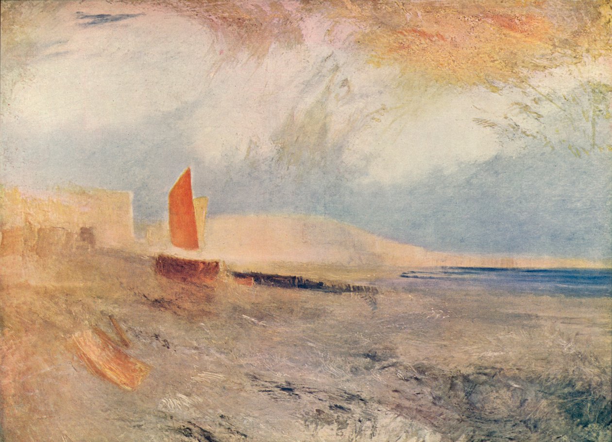Hastings, 1800-tallet, 1910 af Joseph Mallord William Turner