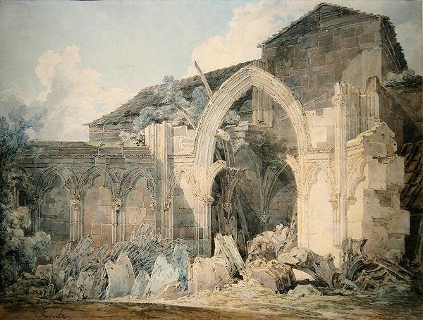 Hereford Cathedral (akvarel og pen og blæk på papir) af Joseph Mallord William Turner