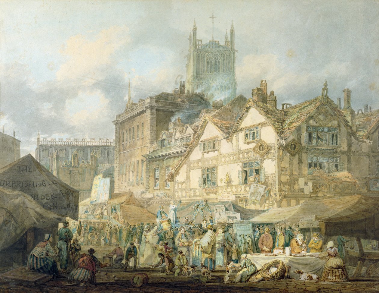 High Green, Queen Square, Wolverhampton, 1795 af Joseph Mallord William Turner