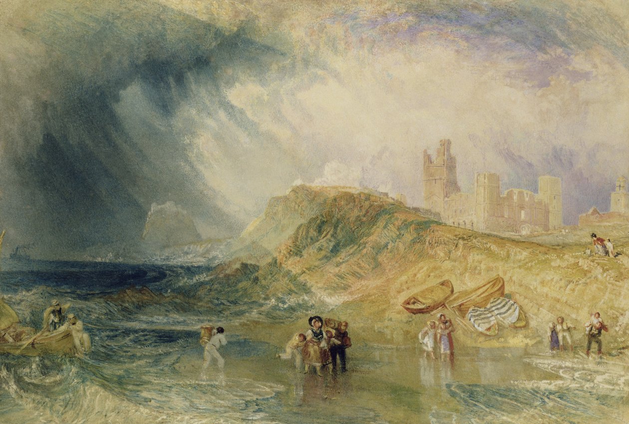 Holy Island, Northumberland, ca. 1820 af Joseph Mallord William Turner