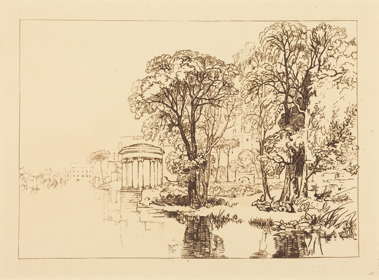 Isleworth af Joseph Mallord William Turner