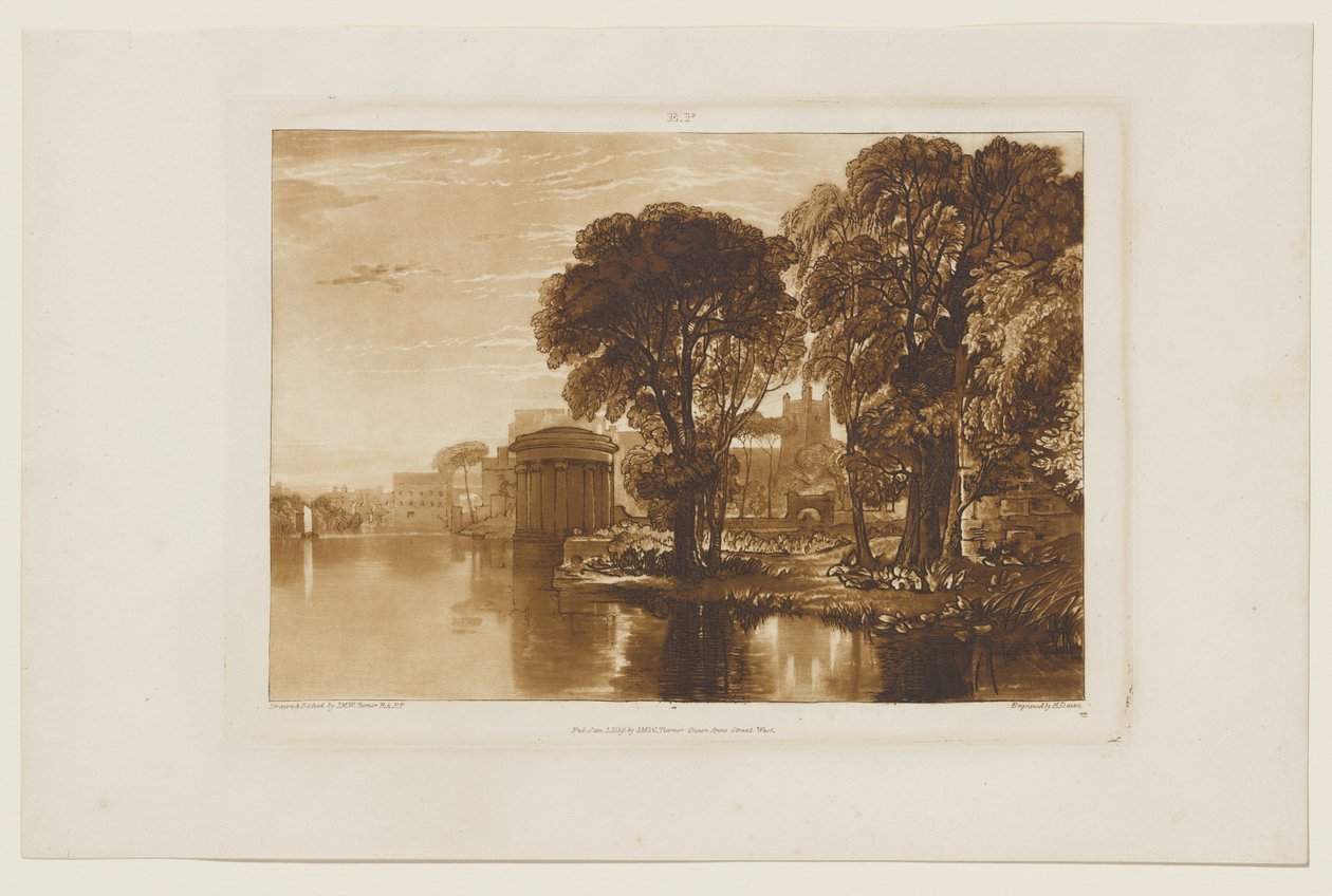 Isleworth af Joseph Mallord William Turner