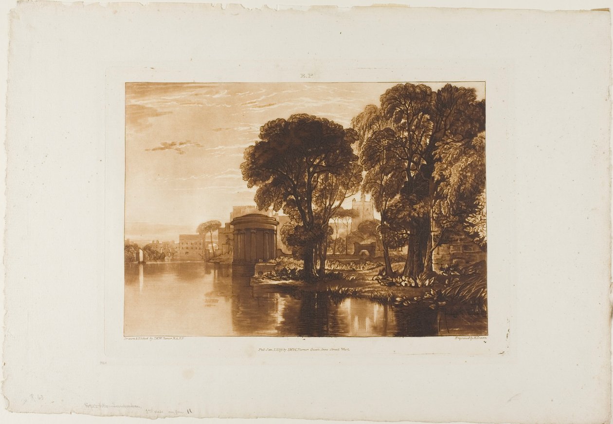 Isleworth, tallerken 63 fra Liber Studiorum af Joseph Mallord William Turner