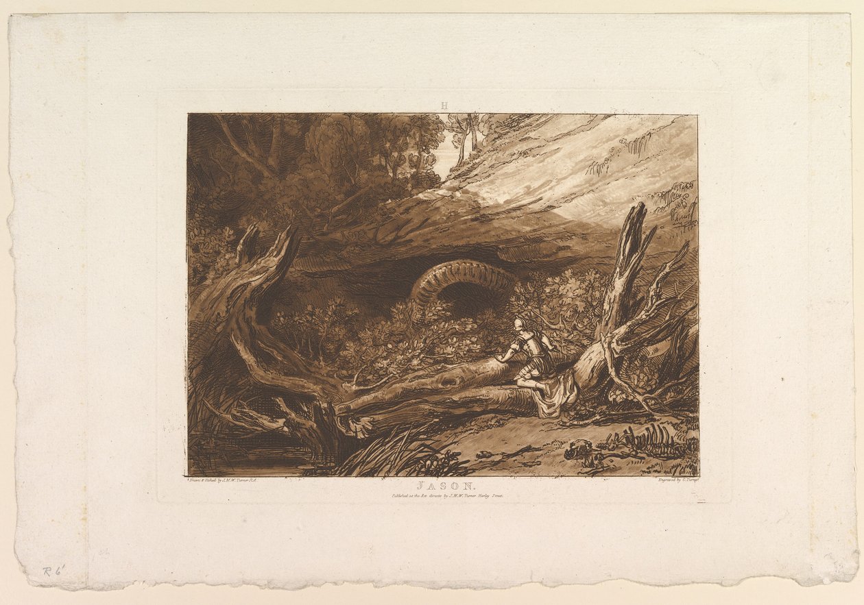Jason Book of Studies, del I, plade 6, 11. juni 1807 af Joseph Mallord William Turner