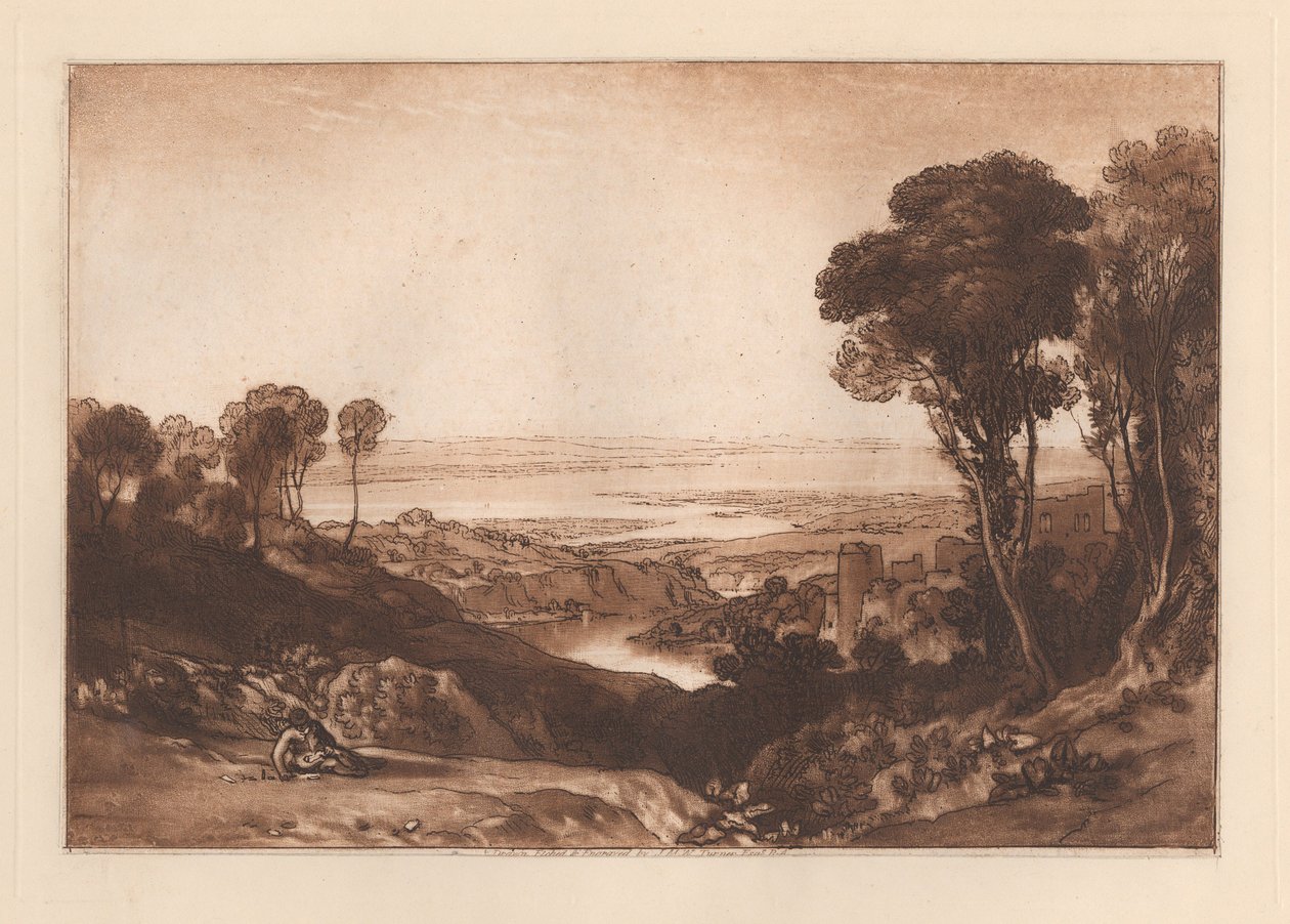 Samløbet mellem Severn og Wye af Joseph Mallord William Turner