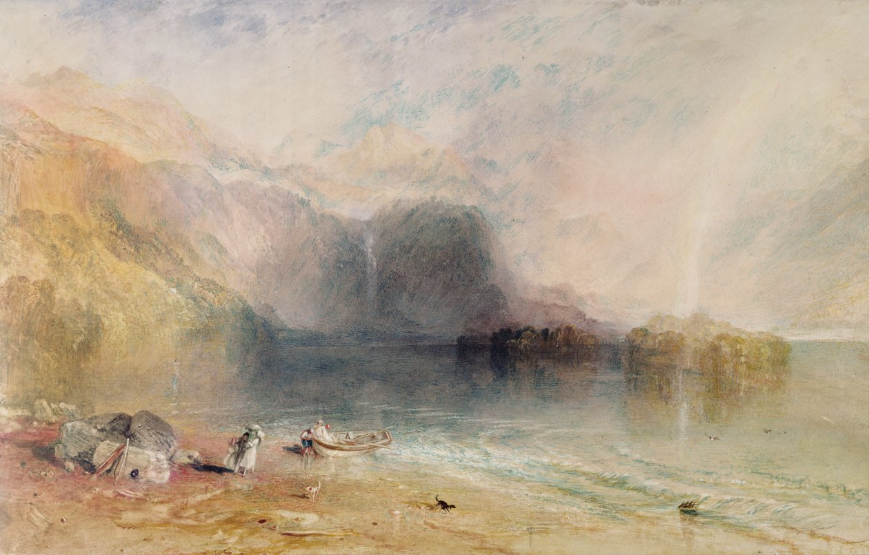Keswick Lake, Cumberland, 1835 af Joseph Mallord William Turner