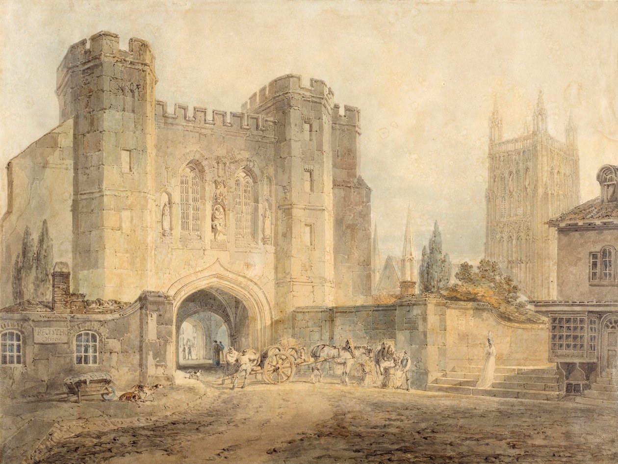 Kong Edgars Port, Worcester af Joseph Mallord William Turner