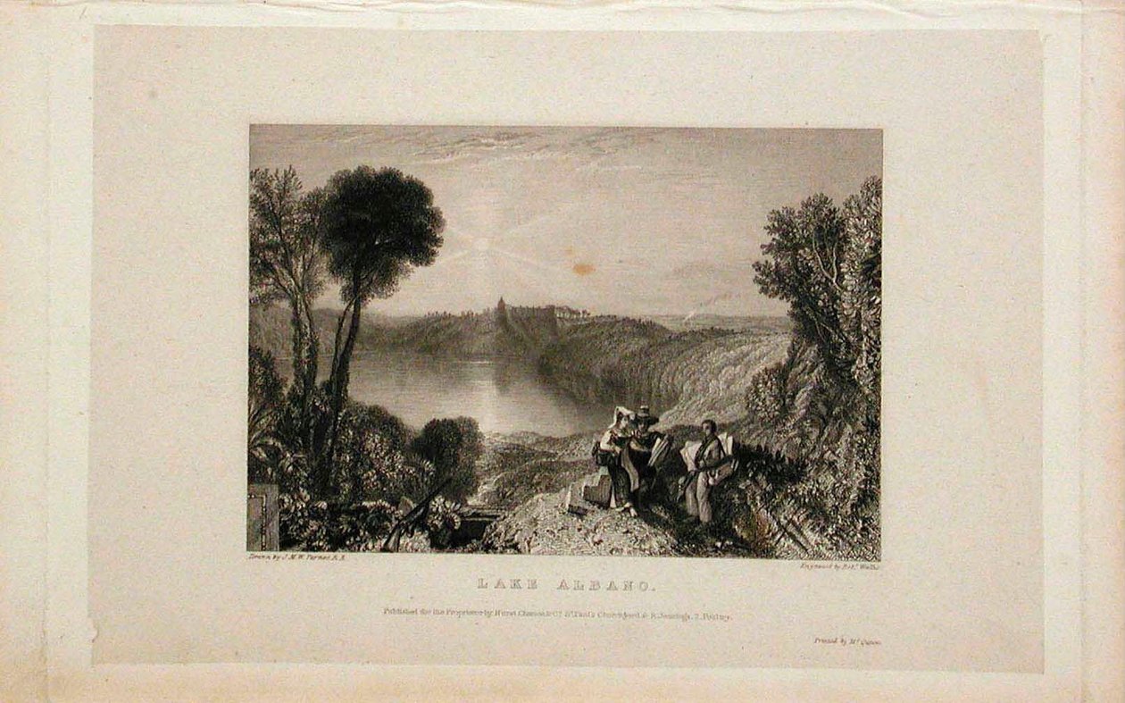 Albano-søen af Joseph Mallord William Turner