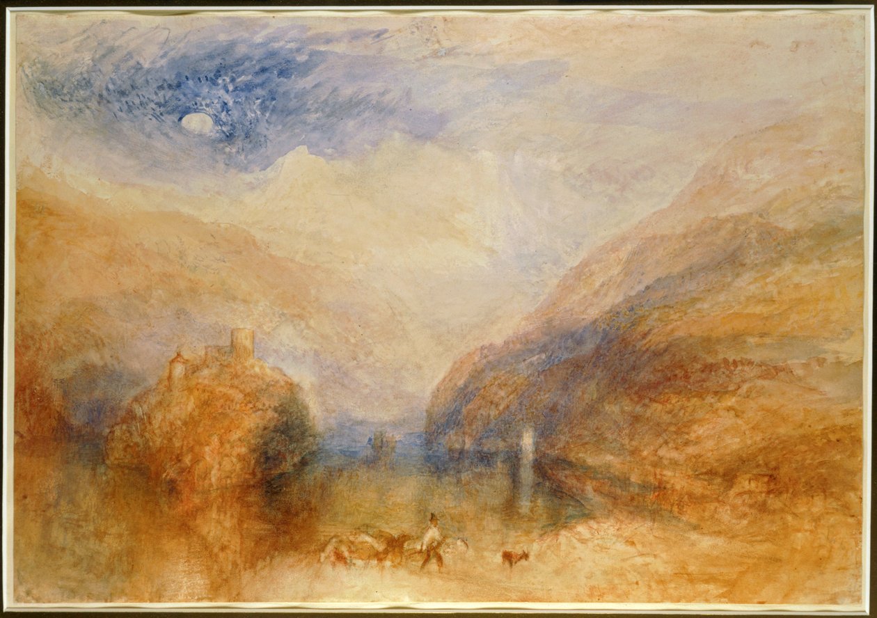 Brienz-søen ... (akvarel på papir) af Joseph Mallord William Turner