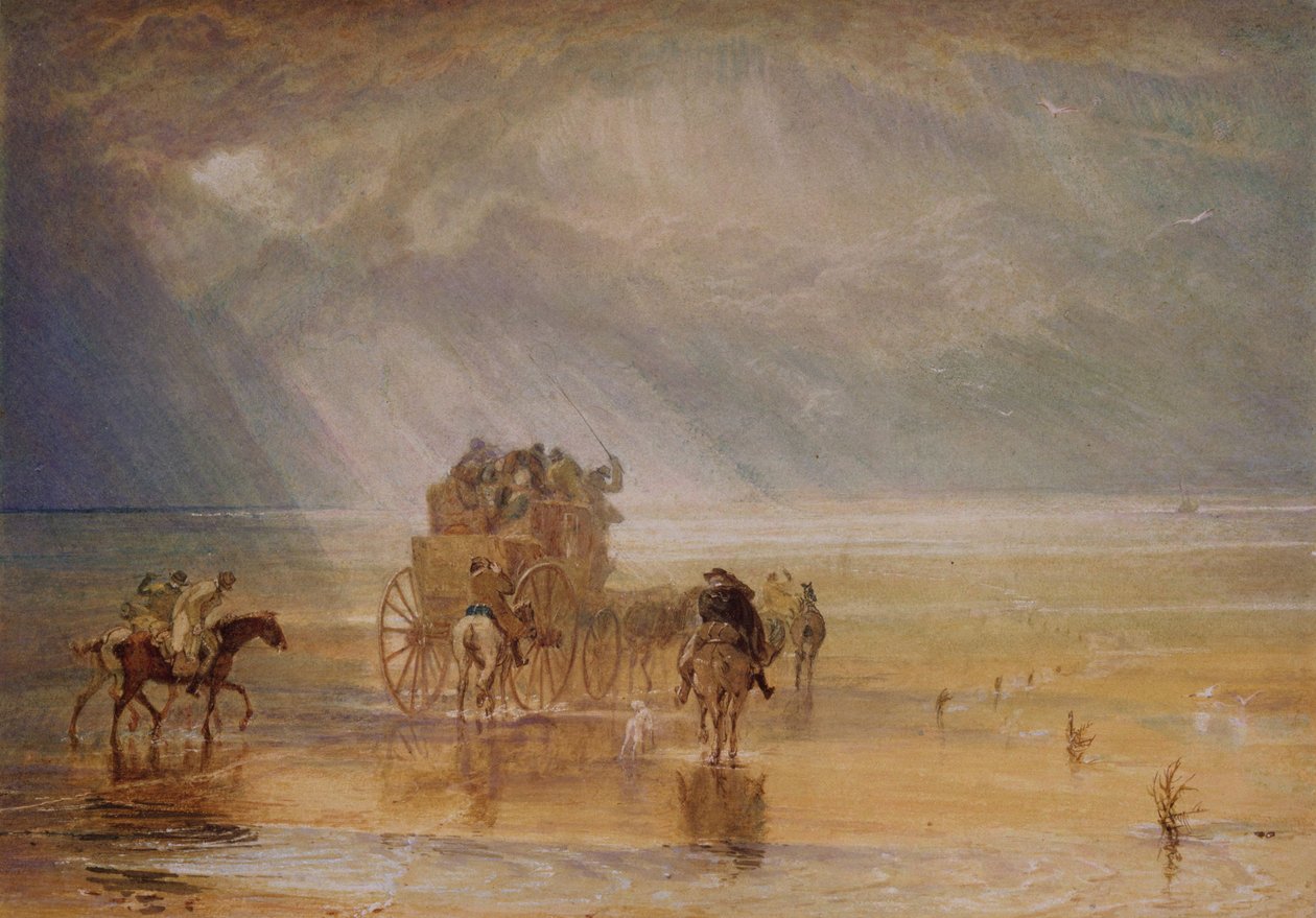 Lancaster Sands, 1816-1825 af Joseph Mallord William Turner