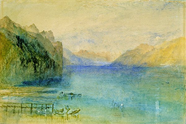 Lausanne (akvarel på papir) af Joseph Mallord William Turner