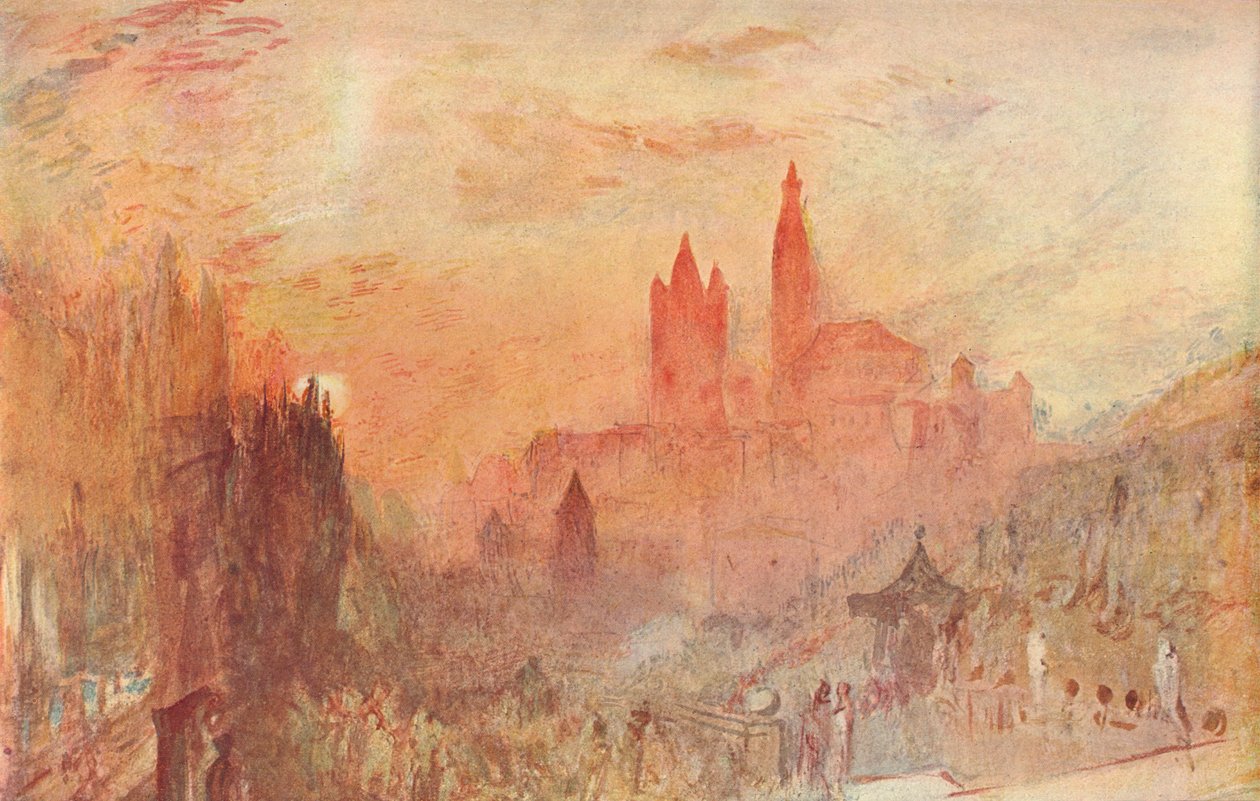 Lausanne, 1909 af Joseph Mallord William Turner