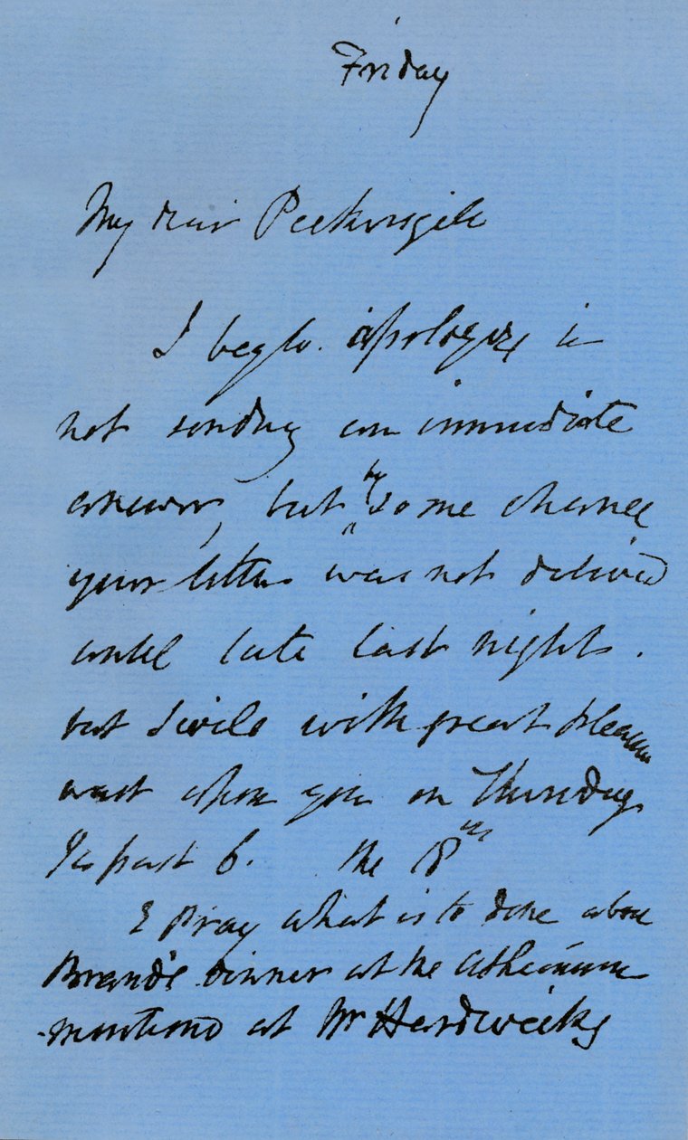 Brev fra JMW Turner, c1840 1904 af Joseph Mallord William Turner