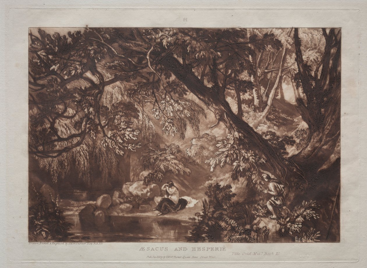 Aesacus og Hesperie af Joseph Mallord William Turner