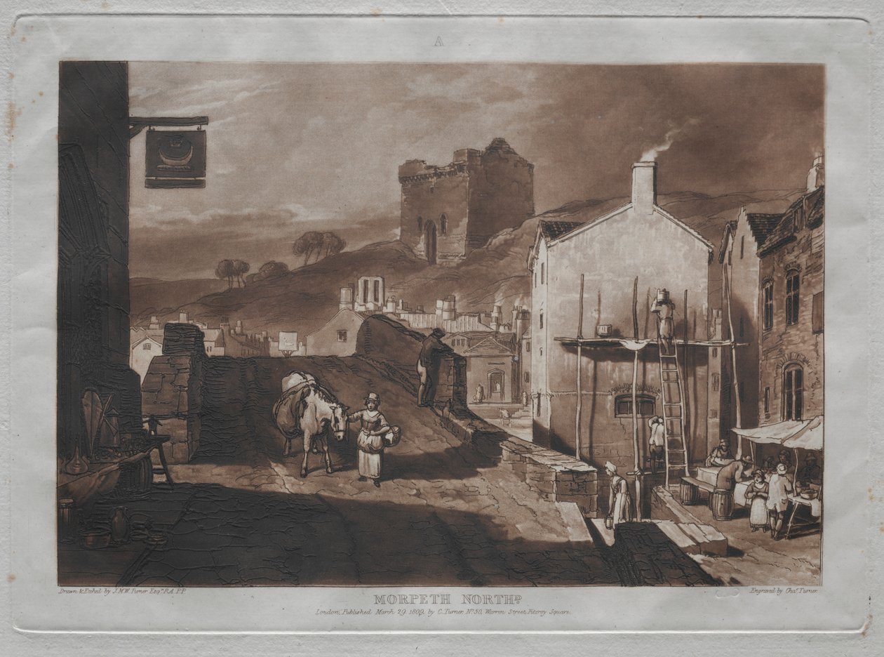 Studiebog: Morpeth North af Joseph Mallord William Turner
