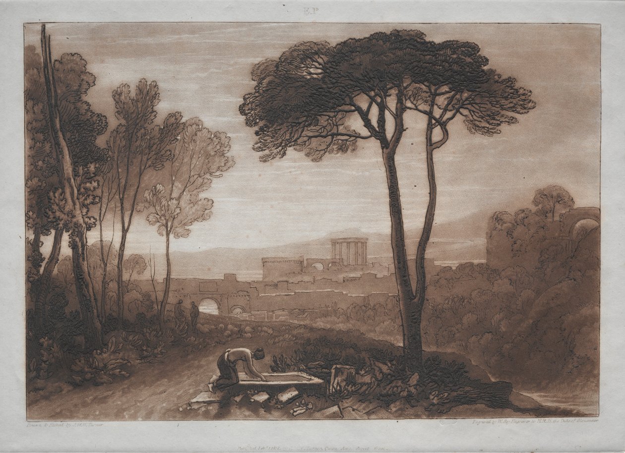 Scene i Campagna af Joseph Mallord William Turner